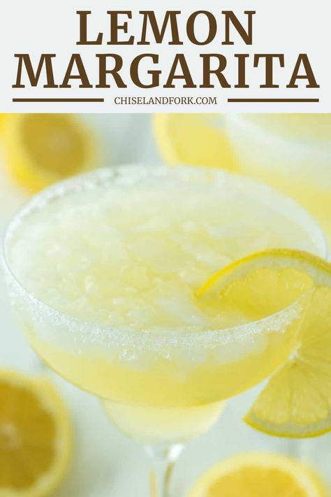 Lemon Margarita Recipe, Fresh Drink Recipes, Margarita Mix Recipe, Lemon Margarita, Lemon Juice Recipes, Mango Mojito, Lemon Cocktail, Liquor Recipes, Tequila Margarita