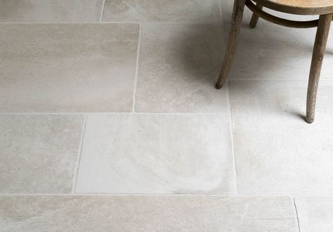 Floors Of Stone, Stone Floor Bathroom, Porcelain Tiles Kitchen, Stone Tile Bathroom, French Tile, Limestone Floor Tiles, Porcelain Tile Bathroom, Mudroom Flooring, Stone Tile Flooring