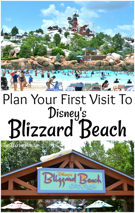 Cool off at the coolest Disney Water Park - Disney Blizzard Beach. Plan your fist visit to Disney's Blizzard Beach, what to do and what to bring. #disney #blizzardbeach #disneyworld Disney World Water Parks, Disney Water Parks, Disney Blizzard Beach, Suburban Mom, Walt Disney World Orlando, Blizzard Beach, Florida Water, Thailand Beaches, Disney World Florida