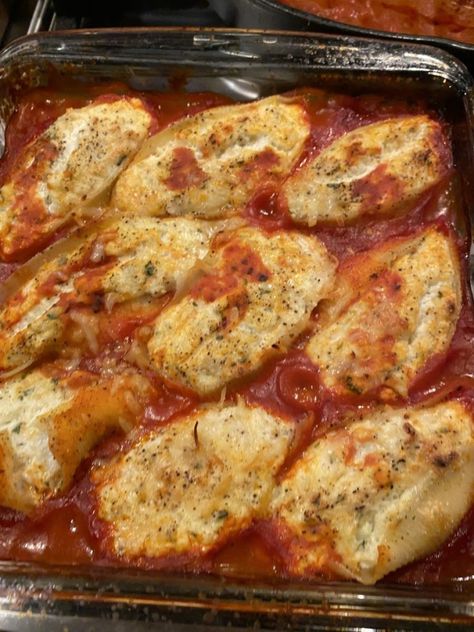 Stuffed Shells - The Tipsy Housewife Stuffed Cheese Shells, Cheese Shells, The Tipsy Housewife, Tipsy Housewife, Italian Feast, Farm Recipes, Cold Weather Comfort Food, Stuffed Shells Recipe, Southern Cooking