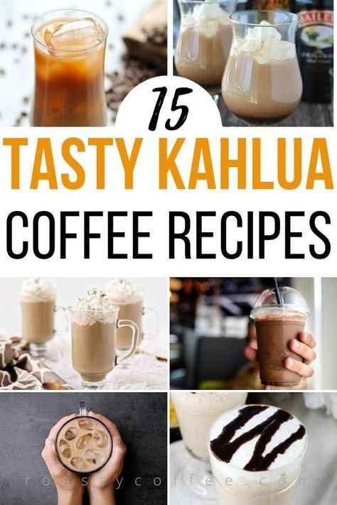 Coffee Martinis, Kahlua Coffee Drinks, Spiked Milkshakes, Pumpkin Spice Coffee Recipe, Alcoholic Coffee Drinks, Kahlua Drinks, Kahlua Coffee, Kahlua Recipes, Coffee Recipes Hot