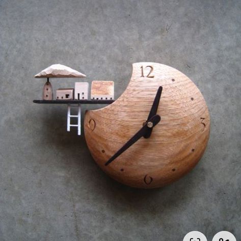 Diy Wooden Clock, Clock With Gears, Wall Clock Ideas, Wall Clock With Pictures, Wall Clock With Pendulum, Wooden Clock Plans, Wood Clock Design, Gear Wall Clock, Rustic Wall Clock