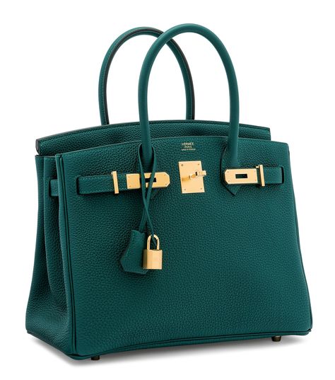 Green Birkin Bag, Hermes Malachite, Hermes Birkin Colours, Hermes Birkin Green, Hermes Bags Birkin, Birkin Purse, Hermes Birkin Malachite, Tas Hermes, Hermes Birkin Bag