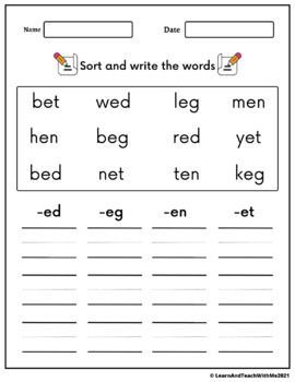 Keep your students engaged with these short E words worksheets as they learn to read and recognize words, these short words are perfect for helping students grasp the importance of the letter and sound, perfect for students in kindergarten and first grade. Short E Worksheets, Cvc Worksheets Kindergarten, Cvc Reading, Short E Sound, Cvc Word Games, Number Words Worksheets, Short E Words, Cvc Worksheets, Cvc Words Worksheets