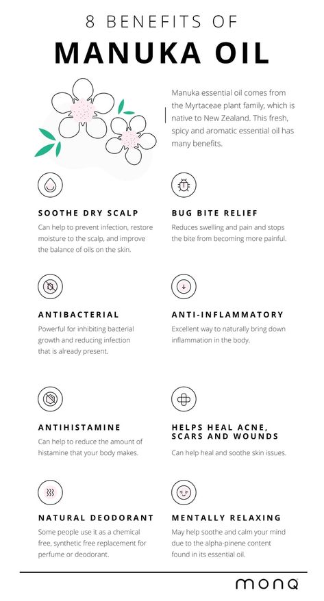 Manuka Essential Oil, Manuka Oil, Tea Tree Oil For Acne, Floral Essential Oils, Essential Oils For Pain, Essential Oils For Headaches, Tree Family, Essential Oils Gifts, Living Essentials Oils