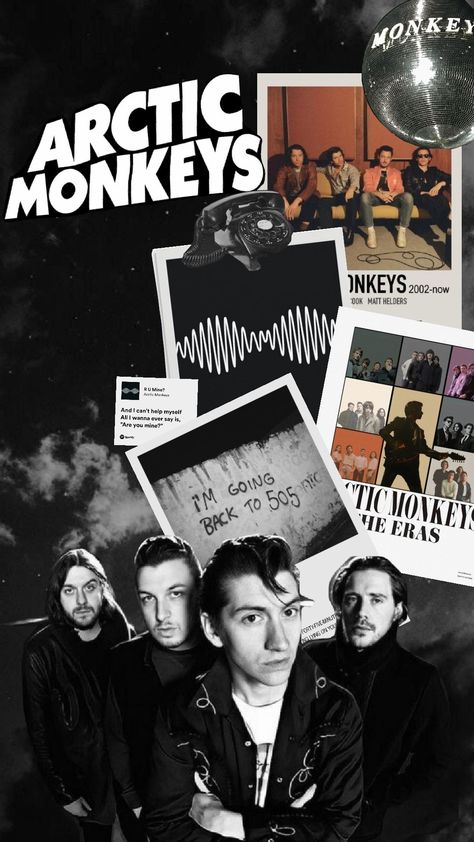 Artic Monkeys 🖤 #articmonkeys #fyp #inspo #areumine #black Arctic Monkeys Collage, Black Lockscreen, Arctic Monkeys Wallpaper, Matt Helders, Monkey Wallpaper, Artic Monkeys, Arctic Monkeys, Monkeys, Collage