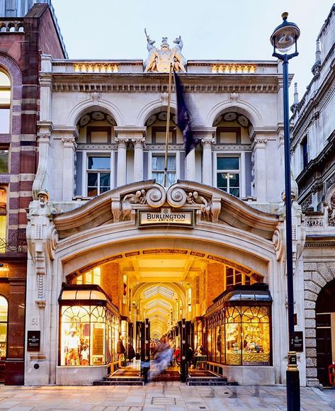 Burlington Arcade - the original department store located in the heart of London London Stores Aesthetic, London Department Stores, Harrods Department Store, Globe Theatre London, Burlington Arcade London, Burlington Arcade, London Now, Museum Of London Docklands, Vintage Outdoor