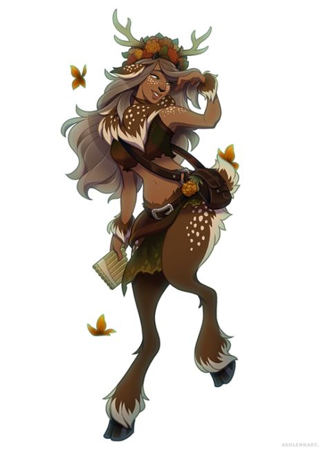 Satyr Girl, Fantasy Types, Dnd Satyr, Faire Outfit, Renn Faire, Game Screenshots, Gato Anime, Dnd Stuff, Creature Drawings