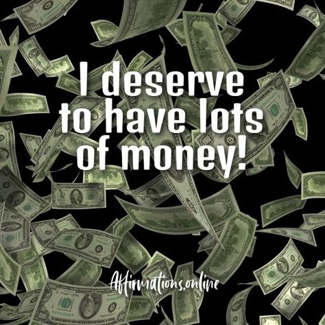 I deserve to have lots of money! Indian Philosophy, Money Spells, Attract Money, Negative Self Talk, Lots Of Money, Positive Self Affirmations, Natural Scenery, Money Affirmations, Manifestation Affirmations