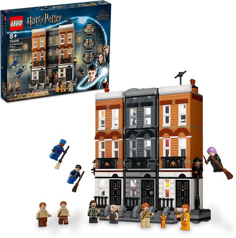 Harry Potter Lego 12 Grimmauld Place 12 Grimmauld Place, Ron E Hermione, Grimmauld Place, Hery Potter, Harry Potter Lego, Harry Potter Lego Sets, Harry Potter Set, Lego Building Instructions, Construction Lego