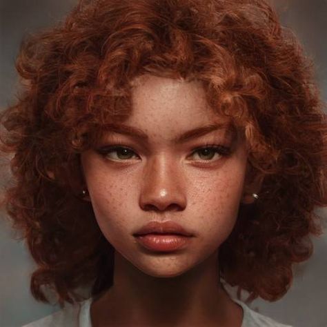 Between Two Worlds, Ginger Girls, Female Character Inspiration, Girls With Red Hair, Face Characters, Curly Girl Hairstyles, Girl Short Hair, Tan Skin, Girls Characters