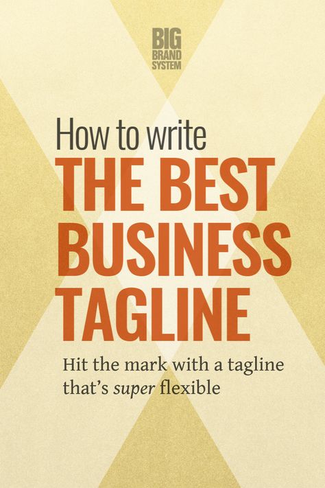 Write the best tagline for your new brand! Click through for BIG Brand System’s simple, step-by-step process. You can use it to create a tagline for a blog, a business, or a product. Get the best tagline ideas when you see the simple examples in this post. Tagline Examples, Tagline Ideas, Personal Brand Statement, Famous Slogans, Brand System, Marketing Slogans, Branding Resources, Branding Tips, Online Business Marketing