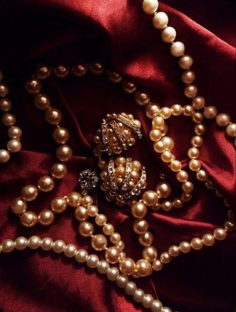 #accessories #classic #classy #pearl #red #velvet Persian Princess, Gryffindor Aesthetic, Ben Johnson, Hogwarts Aesthetic, Gold Aesthetic, Judy Garland, Harry Potter Aesthetic, Pearl And Lace, Foto Art