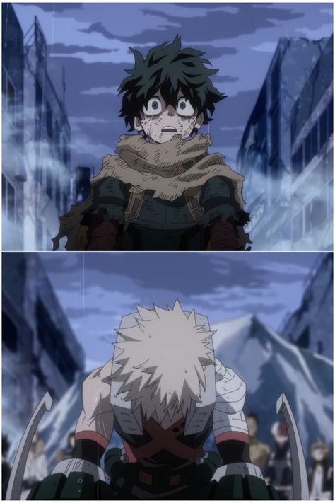 Bakugou And Midoriya Friends, Bakugo And Midoriya Wallpaper, Bakugo Looking At Deku, Mha Fanart Deku And Bakugo, Deku And Bakugou, Bkdk As Animals, Touhou Anime, Bakugou Manga, Academia Wallpaper