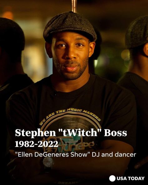 Dj Twitch, Twitch Boss, Ellen Show, Ellen Degeneres Show, Gone Too Soon, Ellen Degeneres, Executive Producer, Rest In Peace, Usa Today