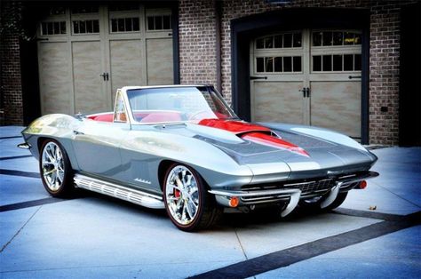 C2 Corvette, Corvette Wheels, 1967 Corvette, Corvette Custom, Corvette C2, Vintage Corvette, Custom Cars Paint, Classic Corvette, Chevrolet Corvette Stingray