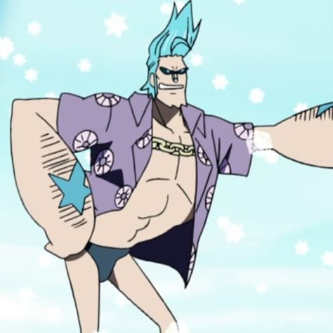 Franky Super Pose, Franky Pre Timeskip, Franky One Piece Icon, Franky Super, Frankie One Piece, One Piece Franky, Franky One Piece, Sayaka Miki, Jackdaw