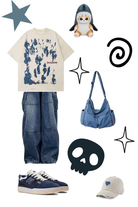 Haku Style, Boys Outfits Aesthetic, Shark Clothes, Y2k Outfits Men, Ootd Idea, Simple Images, Short Phrases, Trashy Outfits, Silly Clothes