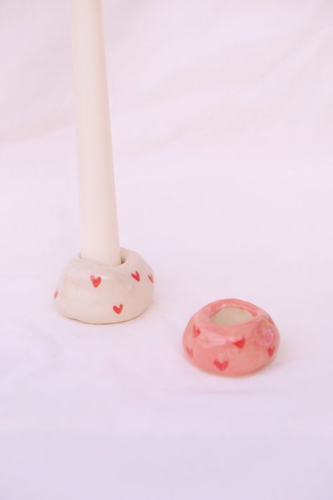 Modeling Clay Candle Holders, Airdryclay Candle Holders, Diy Pottery Candle Holder, Clay Ideas Candle Holder, Air Dry Clay Candlestick Holder, Fimo Candle Holder, Candle Holder Ceramics, Candle Holders Clay, Air Dry Clay Candle Holder