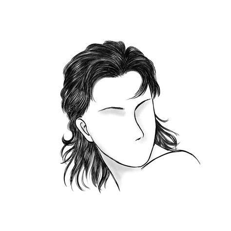 Mullet Hairstyles: 13 Ways to Embrace Your Individuality Types Of Mullets, Mullet Drawing, Medium Mullet, Wavy Mullet, Man Bun Haircut, Character Hairstyles, Bleached Hair Men, Mullet Hairstyles, Young Men Haircuts