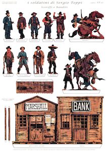 Papercraft Anime, Theatre Backdrops, Weird West, Bicycle Tattoo, Billy The Kid, Western Artwork, Wyatt Earp, Western Town, Western Comics