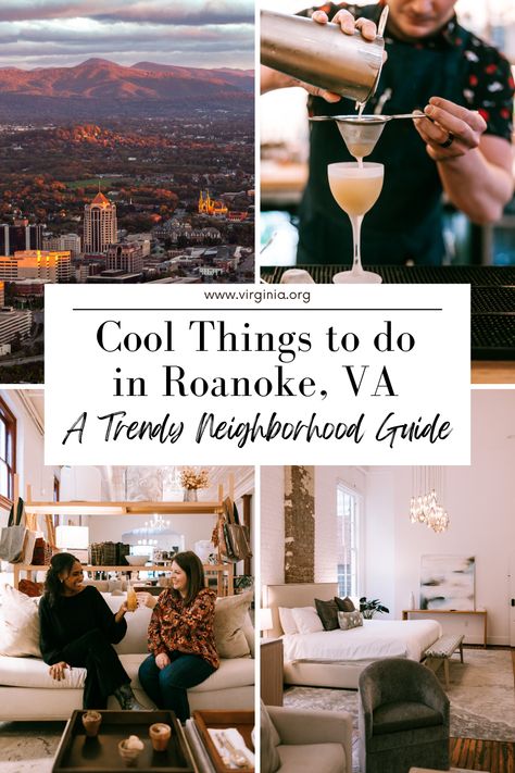 Discover the cool, trendy side of Roanoke, nestled in the Blue Ridge Mountains. From outdoor adventures like hiking and water sports to exploring vibrant neighborhoods with modern shopping, street art, and great food, Roanoke offers a unique blend of nature and urban excitement. Best Family Vacation Spots, Southwest Virginia, Roanoke Virginia, Family Vacation Spots, Cool Things To Do, Time In Nature, Virginia Is For Lovers, Couples Vacation, Roanoke Va