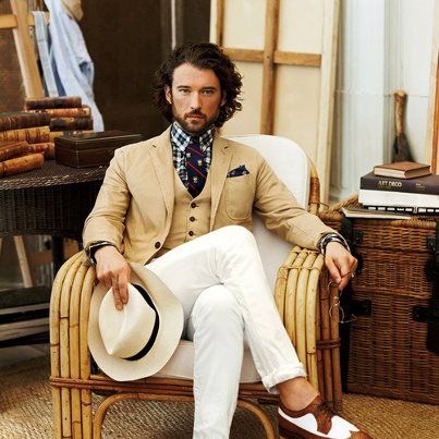 SS13 Dandy Style, Summer Blazer, Ralph Lauren Menswear, Sharp Dressed Man, Well Dressed Men, Gentleman Style, Komplette Outfits, A Chair, Dandy