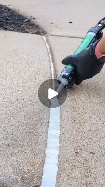 DAP Global Inc. on Instagram: "Seal those gaps and prevent unwanted plant growth! 💪 - - - #DIYWithDAP #homeimprovement #homemaintenance #exterior #driveway #concrete #AMPSealants #diy #easyfix" Driveway Extension Ideas Diy, How To Repair Cracked Concrete, Diy Driveway Ideas Cheap, Cement Repair, Diy Concrete Driveway, Driveway Culvert, Driveway Ideas Cheap, Fix Cracked Concrete, Repair Concrete Driveway