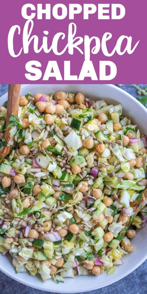 Salad With Cucumber, Vegetarian Pasta Salad, Boat Food Ideas, Cabbage Salad Recipes, Summer Boat, Chickpea Salad Recipes, Lake Food Ideas Summer, Food Ideas Summer, Lake Food Ideas