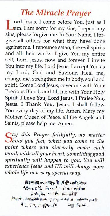 Fr Rookey Miracle Prayer x 10 The Miracle Prayer, Fall Brunette, Healing Prayers, Healing Prayer, Prayer For Guidance, Spiritual Warfare Prayers, Novena Prayers, Morning Prayer Quotes, Everyday Prayers