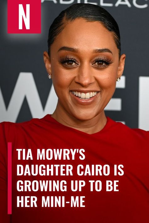 "Sister Sister" star Tia Mowry's daughter Cairo is growing up to look just like her famous mom, and the seven-year-old seems to have her sense of humor too. #TiaMowry #Actresses Sister Sister, Sense Of Humor, Mini Me, The Seven, Cairo, Year Old, Growing Up, To Look, Swift