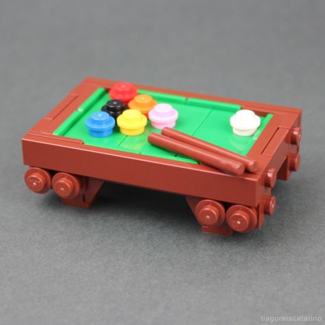 Lego Pool, Deco Lego, Lego Hacks, Easy Lego Creations, Lego Furniture, Lego Challenge, Lego Sculptures, Construction Lego, Micro Lego