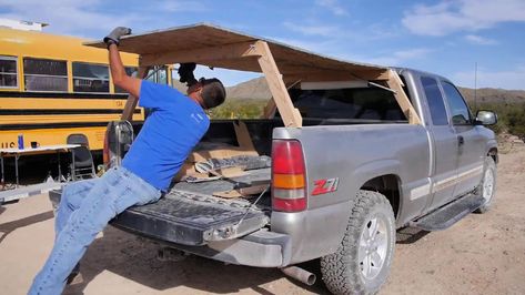 5 DIY Camper Shell Plans To Build Your Own Tacoma Camper Shell Ideas, Homemade Truck Bed Camper, Diy Truck Bed Camper How To Build, Diy Truck Camper Shell, Diy Truck Topper, Camper Shell Ideas, Diy Camper Shell, Diy Truck Bed Camper, Truck Organizer