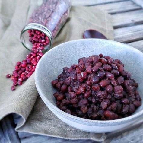 Anko (Japanese Sweet Adzuki Beans) - Plant-Based Matters Azuki Bean Recipes, Adzuki Bean Recipe, Beans Plant, Sweet Beans, Azuki Bean, Adzuki Beans, Bean Plant, Cold Desserts, Japanese Recipes