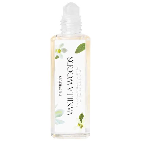 Vanilla Woods Gemstone Perfume Oil - The 7 Virtues | Sephora The 7 Virtues, Vanilla Perfumes, 7 Virtues, Vanilla Woods, Jo Malone Perfume, Madagascar Vanilla Beans, Vanilla Milk, Vanilla Perfume, Vanilla Orchid