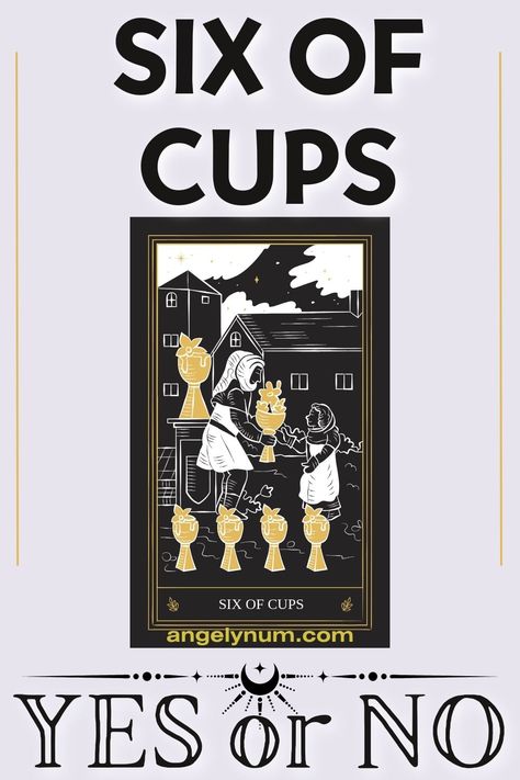 The 6 of Cups: Yes or No is a fascinating tarot card to draw, regardless of the questions asked. It’s a warm, bittersweet card that symbolizes the complexities of our memories. However, interpreting the 6 of Cups can be challenging. Queen Of Cups Tarot Meaning, Queen Of Cups Tarot, 9 Of Cups, Cups Tarot Meaning, Knight Of Cups Tarot, Queen Of Cups, King Of Cups, Knight Of Cups, Cups Tarot