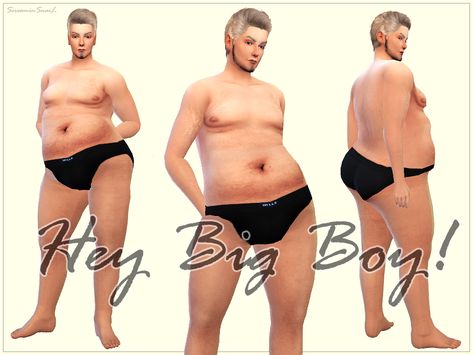 Fat Sims 4 Cc, Chubby Sims 4 Cc, Sims 4 Cc Presets Body Male, Sims 4 Fat Body Presets, Sims 4 Male Body Presets, Body Presets, Male Sims, Sims 4 Cc Skin, Fat Man