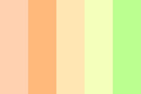 Melon lies Color Palette Cantaloupe Color Palette, Melon Color Palette, Peach Color Palettes, Color Melon, Palette Design, Cucumber Melon, Color Palette Design, Green Decor, Colour Tone