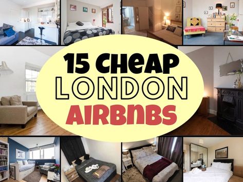 A list of some great cheap rooms and apartments in London to be found on Airbnb. Check this out for your next trip to London: stylish, 5 star reviews and under $100 per night! Uk Vacation, Apartments In London, London Cheap, London Accommodation, Cheap Rooms, Trip To London, Cheap Apartment, Tube Station, Heathrow Airport