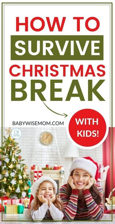 Are you wondering how to survive Christmas break with kids? Get ideas for what to do over winter break here. Christmas Break Ideas For Kids, Mommy Daughter Activities, Surviving Christmas, Christmas Picture Books, Break Ideas, Stay Sane, Christmas Traditions Family, Kids Schedule, Parenting Help