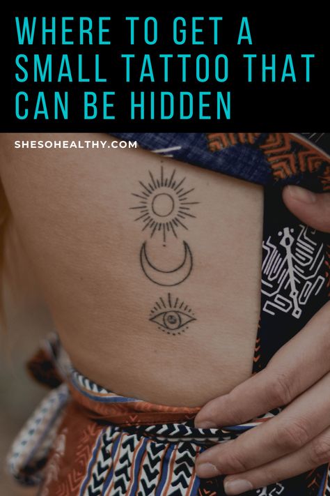 Concealed Tattoo Placement, Professional Tattoo Placement, Non Visible Tattoo Placement, Snall Tattoos, Hidden Tattoo Placement, Small Tattoo Placement Ideas, A Small Tattoo, Medium Tattoos, Small Tattoo Placement