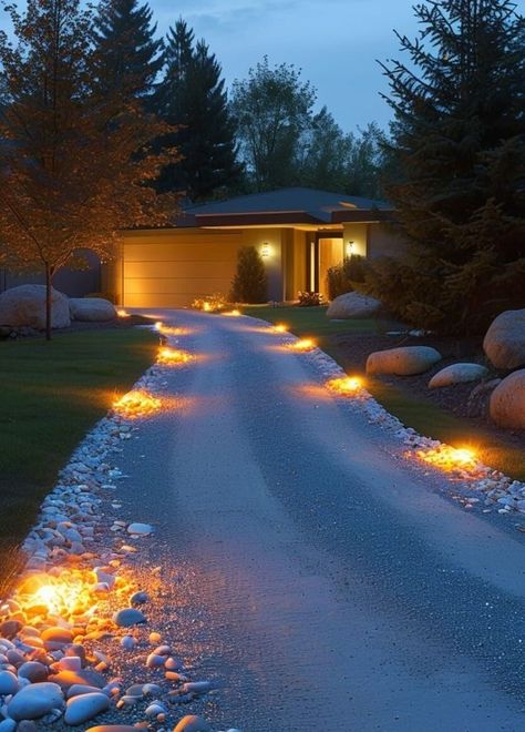 20 Stunning Modern Driveway Ideas That Will Transform Your Home 27 Planted Driveway, Patio Driveway Ideas, Modern Driveway Ideas, Front Driveway Ideas, Driveway Materials, Heated Driveway, Modern Driveway, Grass Pavers, Permeable Paving