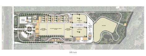 Florida Equestrian Academy | Equestrian Barns & Architecture: Start Living the Dream | Equine Facility Design Equestrian Facility Layout, Equine Facility Design, Luxury Horse Barns, Equine Facility, Equestrian Training, Horse Riding School, Equestrian Ranch, Resort Design Plan, Architecture Site Plan