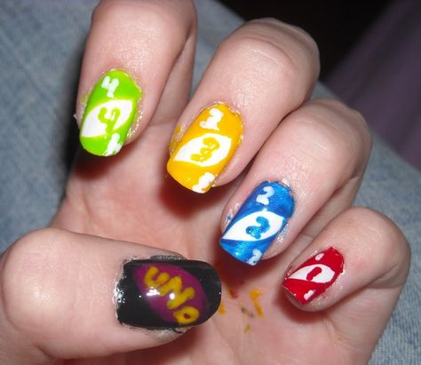 UNO Nails Uno Nails, Post It Notes, Design Inspo, Cute Nails, Nail Designs, Nail Art, Nails, Toys, Art