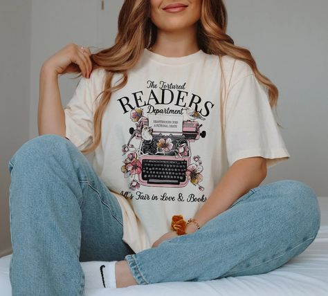 The Tortured Readers Department Shirt Alls Fair in Love Shirt Poet Shirt Literature Shirt Booktok Book Lover Gift Born to Read Bookish Shirt - Etsy Australia Literature Shirt, Poet Shirt, Text Shirt, Bookish Things, Vintage Cowboy, Cat Tee, Cat Shirt, Love Shirt, Crew Neck Shirt