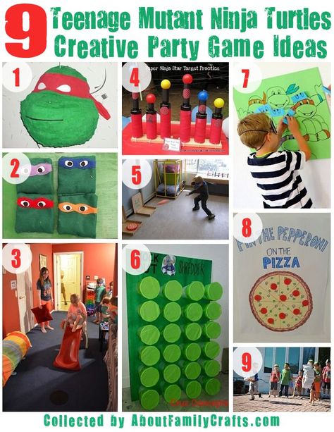 75+ DIY Teenage Mutant Ninja Turtles Birthday Party Ideas | About Family Crafts Tmnt Birthday Party Ideas, Turtles Birthday Party Ideas, Ninja Turtles Birthday Party Ideas, Ninja Turtle Theme, Ninja Turtles Birthday, Mutant Ninja Turtles Party, Turtle Birthday Parties, Tmnt Birthday, Ninja Turtles Birthday Party