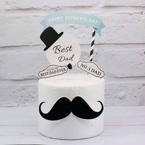 Fathers Day Cake Design Ideas, Birthday Cake For Father, Happy Fathers Day Cake, Father's Day Cake, Cakes Ice Cream, Cake Design For Men, Decor For Birthday, Kids Birthday Party Cake, Unique Cakes Designs