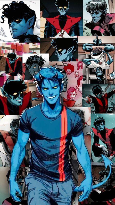 #nightcrawler #xmen #marvel Nightcrawler Art, Nightcrawler Comic, Nightcrawler Marvel, Nightcrawler Xmen, X-men Wallpaper, X Men Funny, Marvel Nova, Beauty And The Beast Art, Marvel Young Avengers