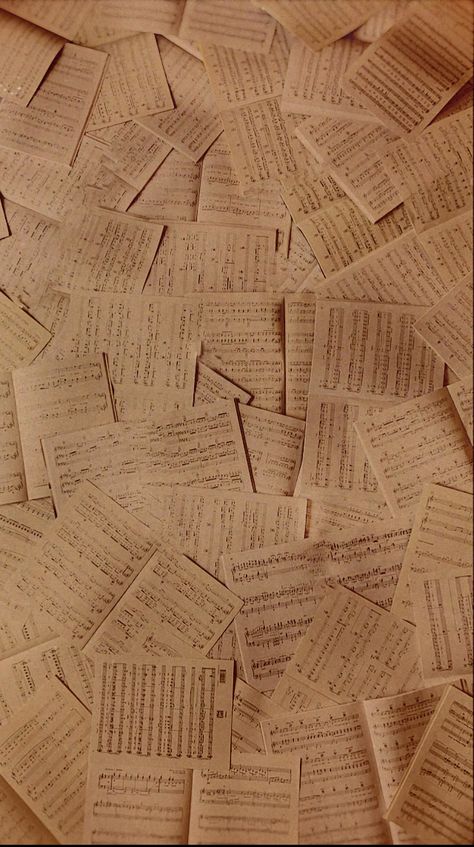 Old time music sheets created into something new Classic Music Aesthetic Wallpaper, Old Piano Sheet Music Aesthetic, Sheet Music Aesthetic Wallpaper, Instrument Wallpaper Aesthetic, Music Paper Aesthetic, Light Music Aesthetic, Musician Wallpaper Aesthetic, Old Sheet Music Aesthetic, Music Aesthetic Classical