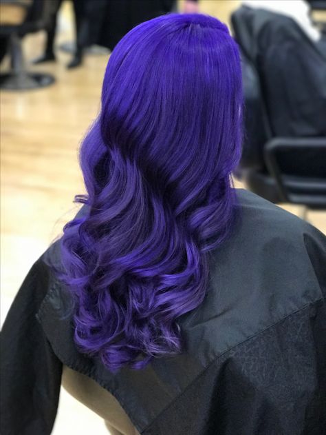 Pravana Vivids #violet #amethyst Pravana Vivids Violet, Cool Purple Hair, Ultra Violet Hair, Violet Purple Hair, Bright Purple Hair, Blue Purple Hair, Pravana Vivids, Magenta Hair, Dark Purple Hair